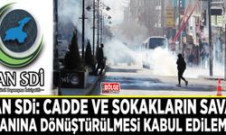 Van SDi: Cadde ve sokakların savaş alanına dönüştürülmesi kabul edilemez