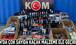 Van’da çok sayıda kaçak malzeme ele geçirildi