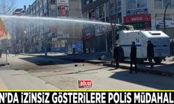 Van’da izinsiz gösterilere polis müdahalesi