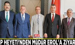 BBP Heyeti'nden Müdür Erol'a ziyaret