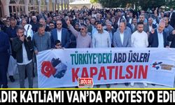 Çadır katliamı Van’da protesto edildi