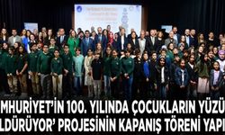 'Cumhuriyet'in 100. Yılında Çocukların Yüzünü Güldürüyor' projesinin kapanış töreni yapıldı