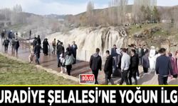 Muradiye Şelalesi'ne yoğun ilgi…