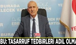 Şabu: Tasarruf tedbirleri adil olmalı