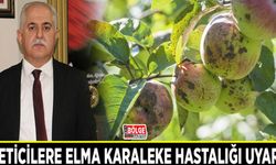 Üreticilere Elma Karaleke hastalığı uyarısı