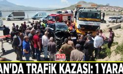 Van'da trafik kazası: 1 yaralı