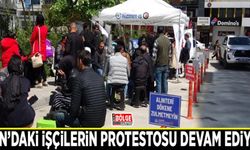 Van'daki işçilerin protestosu devam ediyor