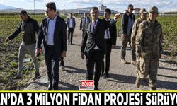 Van’da 3 milyon fidan projesi sürüyor