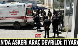 Van’da askeri araç devrildi: 11 yaralı