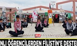 Vanlı öğrencilerden Filistin’e destek…