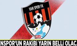 Vanspor'un rakibi yarın belli olacak
