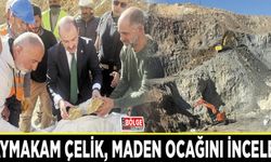 Kaymakam Çelik, maden ocağını inceledi