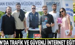 Van'da trafik ve güvenli internet eğitimi