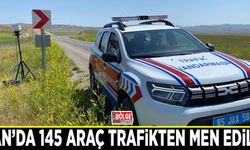 Van’da 145 araç trafikten men edildi