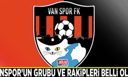Vanspor’un grubu ve rakipleri belli oldu