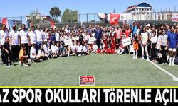 Yaz Spor Okulları törenle açıldı