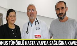 Glomus tümörlü hasta Van’da sağlığına kavuştu