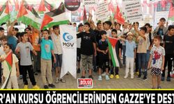 Kur'an Kursu öğrencilerinden Gazze'ye destek