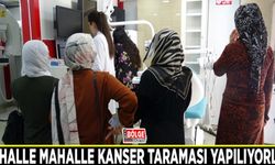 Mahalle mahalle kanser taraması yapılıyorlar