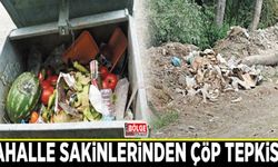 Mahalle sakinlerinden çöp tepkisi…