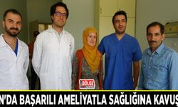 Van'da başarılı ameliyatla sağlığına kavuştu