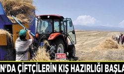 Van'da çiftçilerin kış hazırlığı başladı