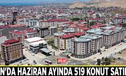 Van'da Haziran ayında 519 konut satıldı