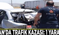 Van'da trafik kazası: 1 yaralı