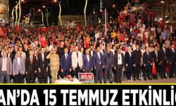 VAN'DA 15 TEMMUZ COŞKUSU…