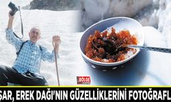 Vanlı gezgin Coşar, Erek Dağı'nın güzelliklerini fotoğrafladı