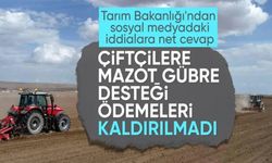 Bakanlıktan 'mazot ve gübre desteği kalktı' iddialarına cevap