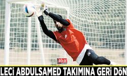 Kaleci Abdulsamed takımına geri döndü