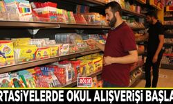 Kırtasiyelerde okul alışverişi başladı