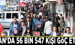 Van'da 56 bin 547 kişi göç etti