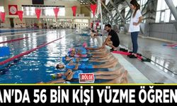 Van'da 56 bin kişi yüzme öğrendi