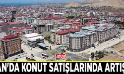 Van'da konut satışlarında artış…