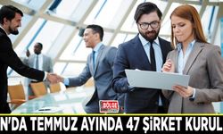 Van'da Temmuz ayında 47 şirket kuruldu