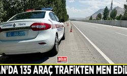 Van’da 135 araç trafikten men edildi