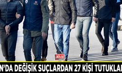 Van’da değişik suçlardan 27 kişi tutuklandı