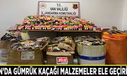 Van’da gümrük kaçağı malzemeler ele geçirildi