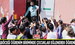 Ateşböceği öğrenim biriminde çocuklar eğlenerek öğreniyor