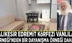 Balıkesir Edremit Körfezi Vanlılar Derneği'nden bir dayanışma örneği daha...