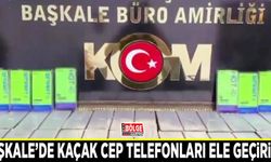 Başkale’de kaçak cep telefonları ele geçirildi