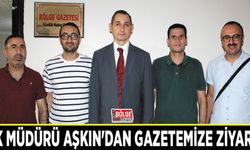 BİK Müdürü Aşkın'dan gazetemize ziyaret