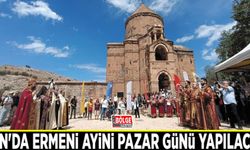 Ermeni ayini Pazar günü yapılacak