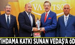 İstihdama katkı sunan VEDAŞ’a ödül