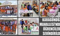 Karagündüz Mahallesi'ndeki öğrenciler sevindirildi