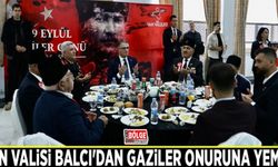 Vali Balcı’dan gaziler onuruna yemek