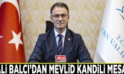 Vali Balcı’dan Mevlid Kandili Mesajı