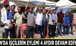 Van'da işçilerin eylemi 4 aydır devam ediyor